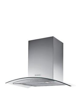 Hoover Hgm61X 60Cm Curved Glass Chimney Cooker Hood - Stainless Steel